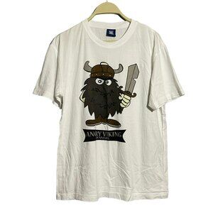 Monogram Denmark Angry Viking Men TShirt Size M Souvenir Trip Copenhagen Funny